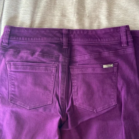 White House Black Market Violet Slim Leg Pants - Picture 3 of 5